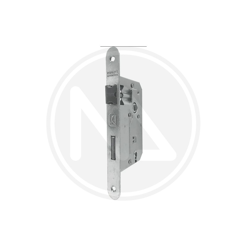 LOCK to insert round edge patent matt chrome BONAITI