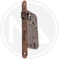 SERRATURA patent da infilare bordo tondo bronzato BONAITI