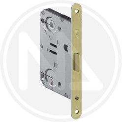 SERRATURA DA INFILARE "B-BITTER" PATENT MOD. T60 ottonata lucida BONAITI