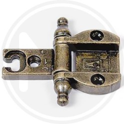 CERNIERA PER MOBILI "A0055 30" bronzata