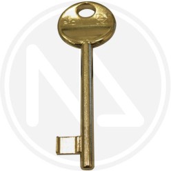 KEY FOR BRASS PLATED PATENT LOCKS SILCA