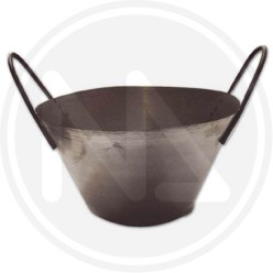SECCHIO PER MURATORE in ferro 2 manici