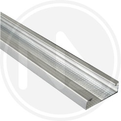 TRAVERSINO BORDO ARROTONDATO per CARTONGESSO (8015CA)