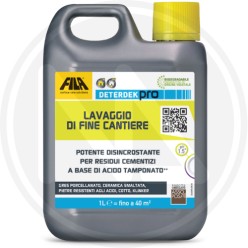 DETERGENTE LAVAGGIO DI FINE CANTIERE "deterdek PRO" fila