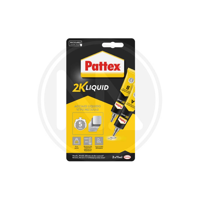 colla per metallo "acciaio liquido metal" henkel