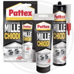 adesivo di montaggio "millechiodi TRASPARENTE" henkel
