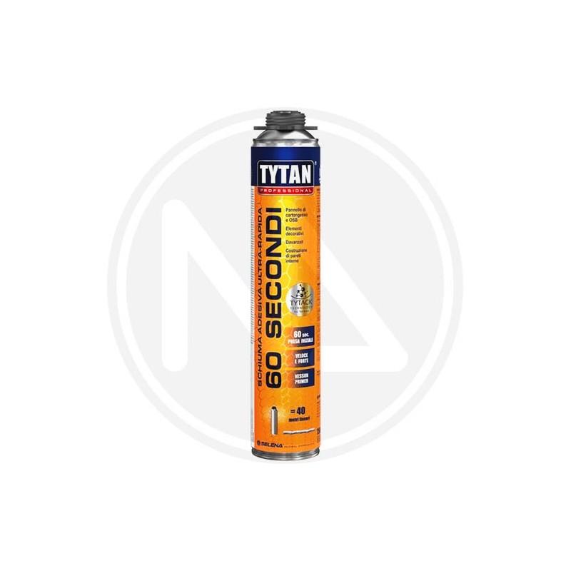 RAPID ADHESIVE FOAM FOR "60 SECONDS" GUN TYTAN
