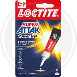 ADESIVO UNIVERSALE SUPER ATTAK "POWER GEL" LOCTITE