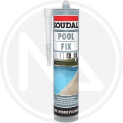 sigillante adesivo per piscina "pool fix TRASPARENTE" soudal