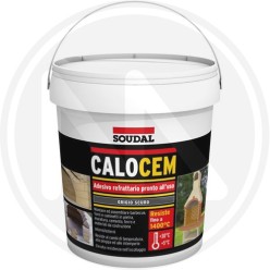 REFRACTORY ADHESIVE SEALANT "CALOCEM GRIGIO SCURO" SOUDAL