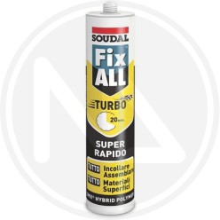 ADHESIVE SEALING "FIX ALL TURBO BIANCO" SOUDAL