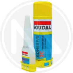 CYANOACRYLATE ADHESIVE + ACTIVATOR "CYANOFIX KIT" SOUDAL