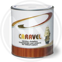 synthetic varnish for wood - polish "caravel" laiv