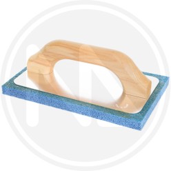 aluminium trowel with bleu foam rubber - maurer