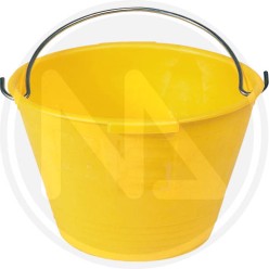 SECCHIO PER MURATORE in pvc GIALLO "STRONG"