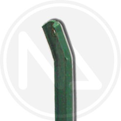 SAETTA DI TENSIONE PER RECINZIONI IN ACCIAIO PLASTICATO VERDE
