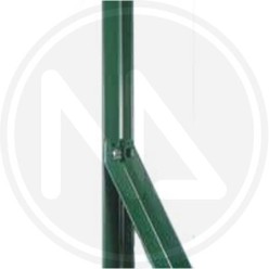 SAETTA DI TENSIONE PER RECINZIONI IN ACCIAIO PLASTICATO VERDE