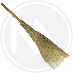 bambu' broom with handle