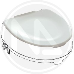 COPERCHIO ALZAWATER PER BAGNO DISABILI MAURER