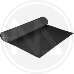 COPRIPAVIMENTO GOMMA NERO LISCIO H. 130 CM. MAURER