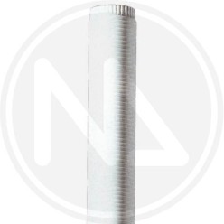 TUBO PER STUFA FLESSIBILE bianco