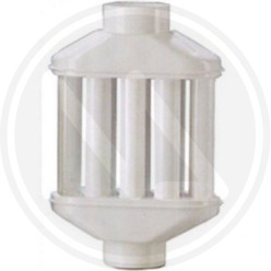 WHITE diffuser for pipe with 8 elements