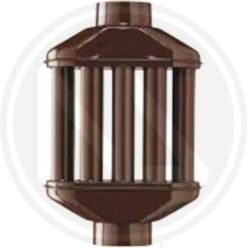 BROWN diffuser for pipe with 8 elements