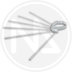 WHITE clothes horse for pipe