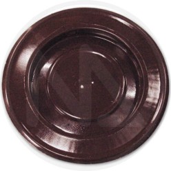 BROWN rose window for pipe with cover