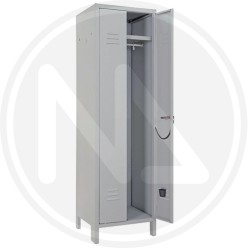 DIRTY-CLEAN METAL WARDROBE 1 PLACE 2 DOORS