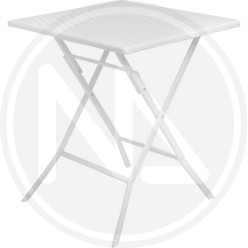 RATTAN EFFECT STEEL-PVC TABLE "MALVA" PAPILLON