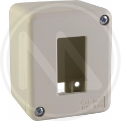 WALL MINI TRUNKING GANG BOX 1T. "VENES" MAURER