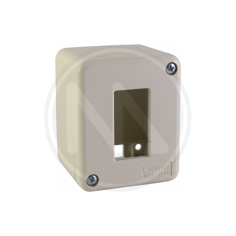 WALL MINI TRUNKING GANG BOX 1T. "VENES" MAURER