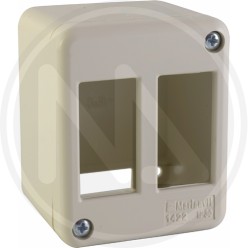 WALL MINI TRUNKING GANG BOX 2T. "VENES" MAURER