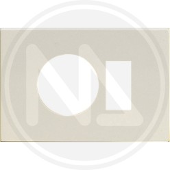 COPRINTERRUTTORE linea BASIC "VENUS" 1T+SCHUKO TONDO MAURER