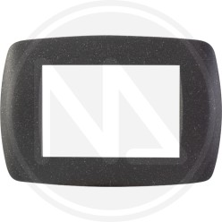 COPRINTERRUTTORE LIVING IN ABS NERO "MODERN" maurer