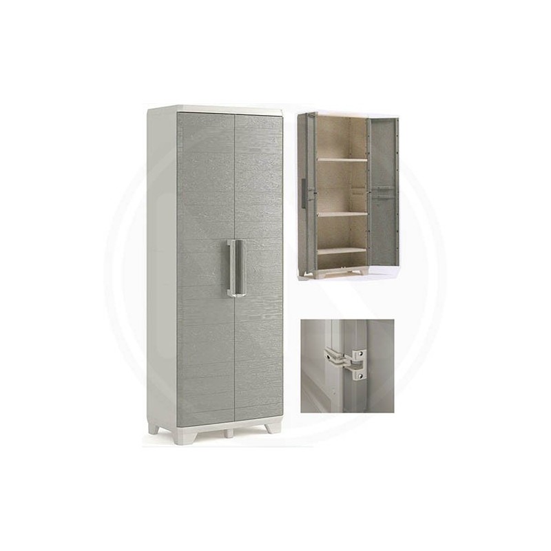 HIGH RESIN CABINET "wood" KETER