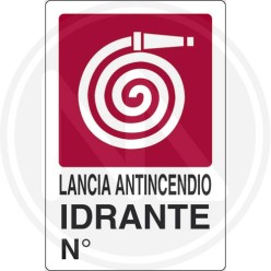 CARTELLo SEGNALETICo di sicurezza "IDRANTE"