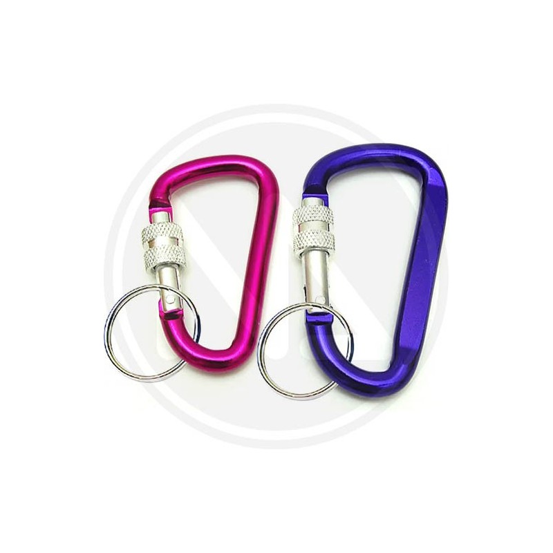KEY RING WITH "SCREW CLASP" RING KEY RING WITH "SCREW CLASP" RING