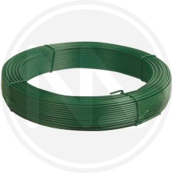 GREEN PLASTIC COATED WIRE ROLL 1,8 MM. PAPILLON