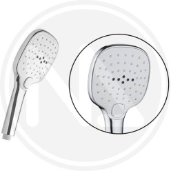 SHOWER HEAD WITH PUSH BOTTON "SABRY" MAURER