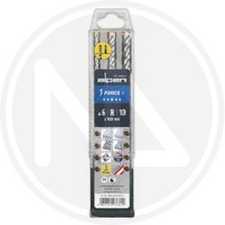 SR TIPS 3 PCS. "SDS PLUS F8 FORCE X 835" ALPEN