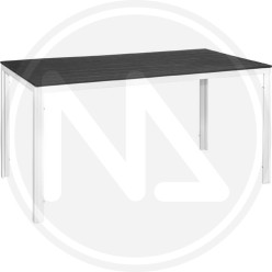 TAVOLO IN METALLO E PVC "STINTINO" PAPILLON