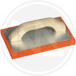 aluminium trowel with orange foam rubber