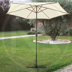 CENTRAL POLE UMBRELLA "ADRA" round PAPILLON