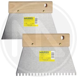 conical scraper  with flat wooden handle maurer