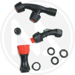 ricambio POMPA A SPALLA A BATTERIA (61251) papillon - SET 3 UGELLI PER LANCIA