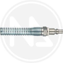 THREADED QUICK WITH SPIRAL SPRING AIR COMPRESSED