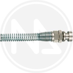 bayonet with spring air compressed