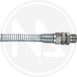 CONNECTION - MALE WITH SPIRAL SPRING AIR COMPRESSED
